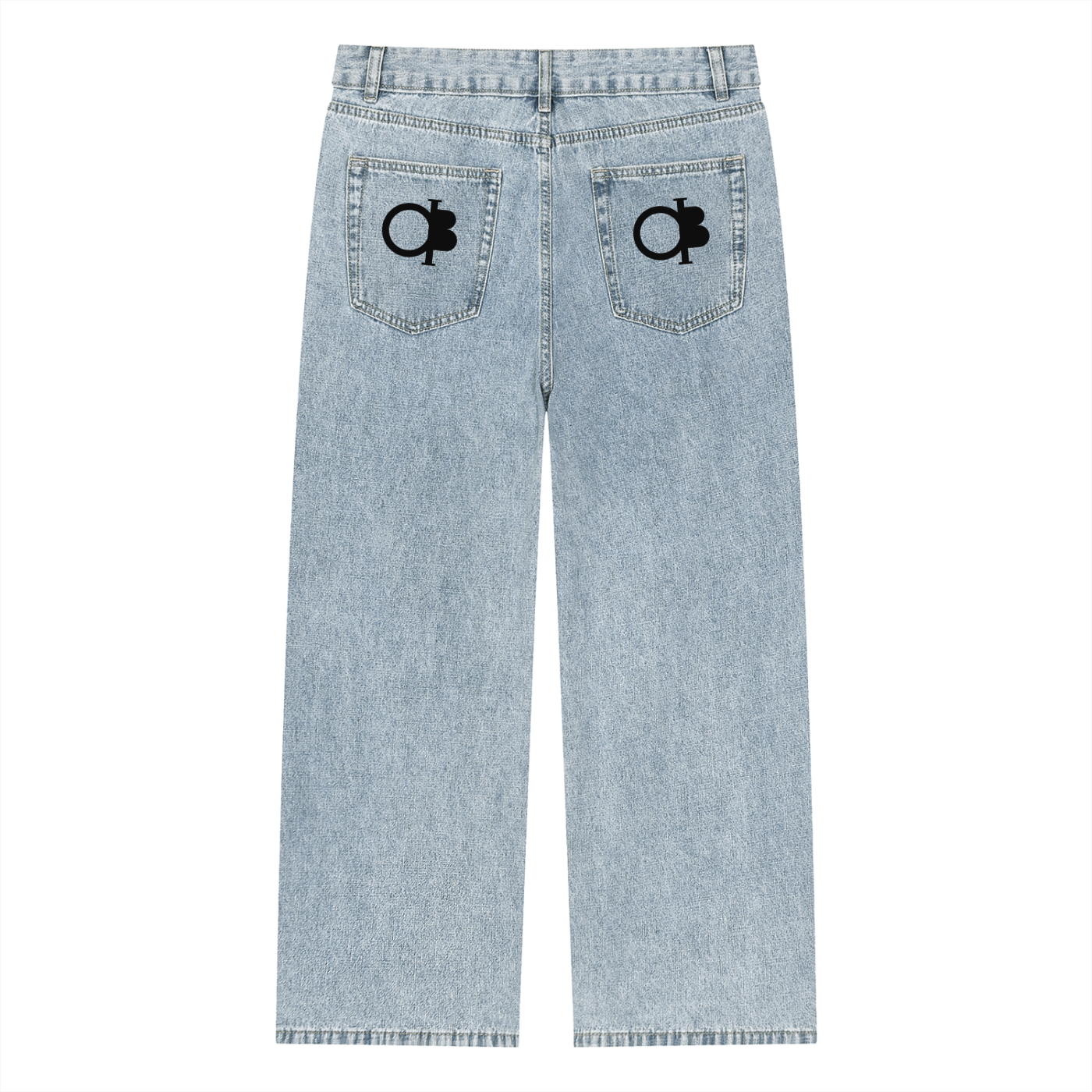 OB Vintage Straight Jeans — Light Wash | Caribbean Streetwear