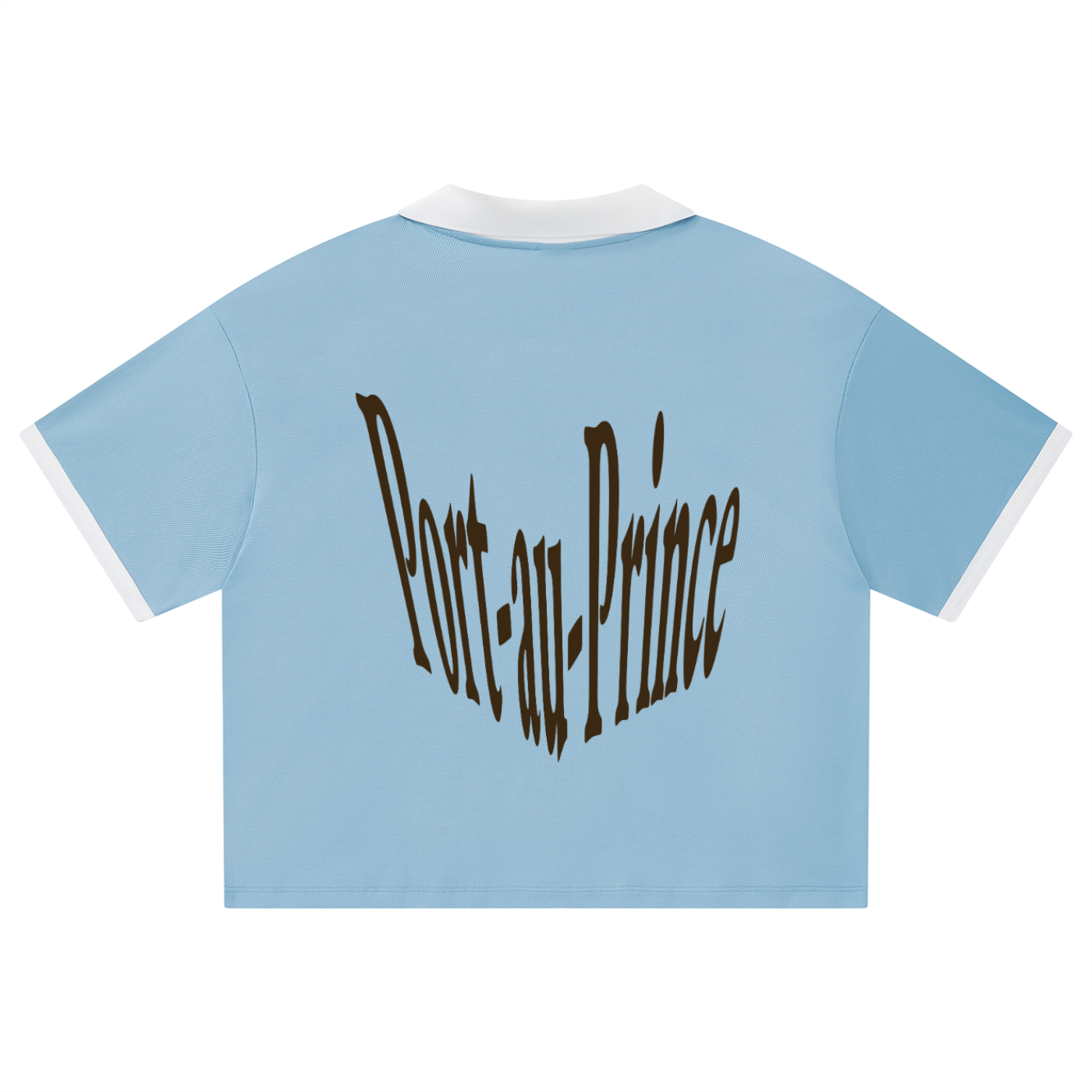 Port-au-prince Piping Jersey- Light Blue