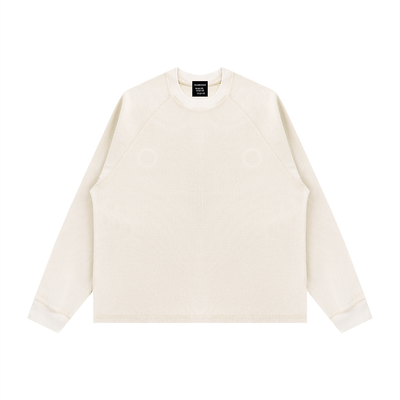 Lanbi Heritage Waffle Tee — Heavyweight Oversized