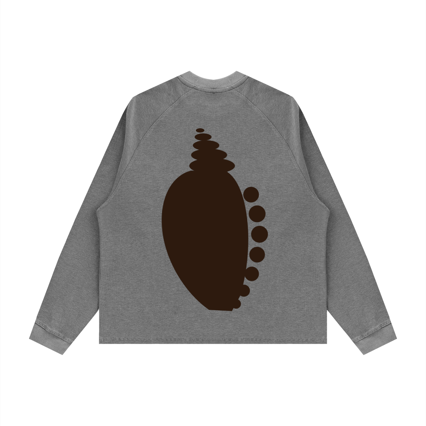Lanbi Heritage Waffle Tee — Heavyweight Oversized