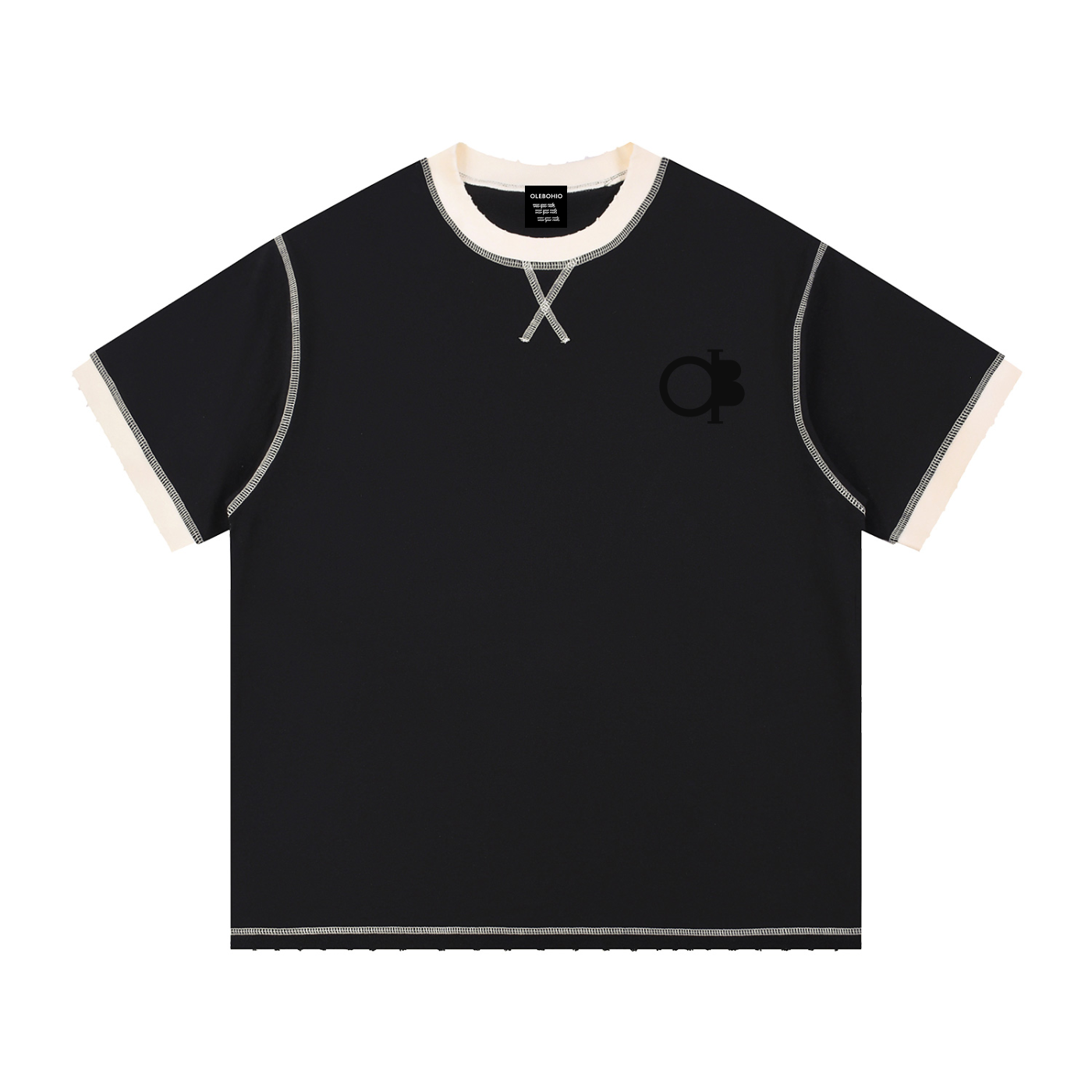 OB Fill Tee - Contrast-Stitched | caribbean culture