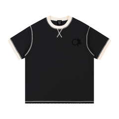 Black with Apricot