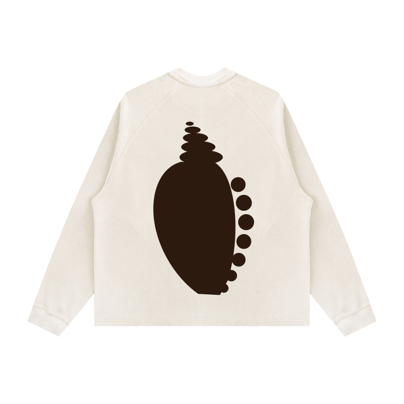 Lanbi Heritage Waffle Tee — Heavyweight Oversized