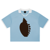 Port-au-prince Piping Jersey- Light Blue