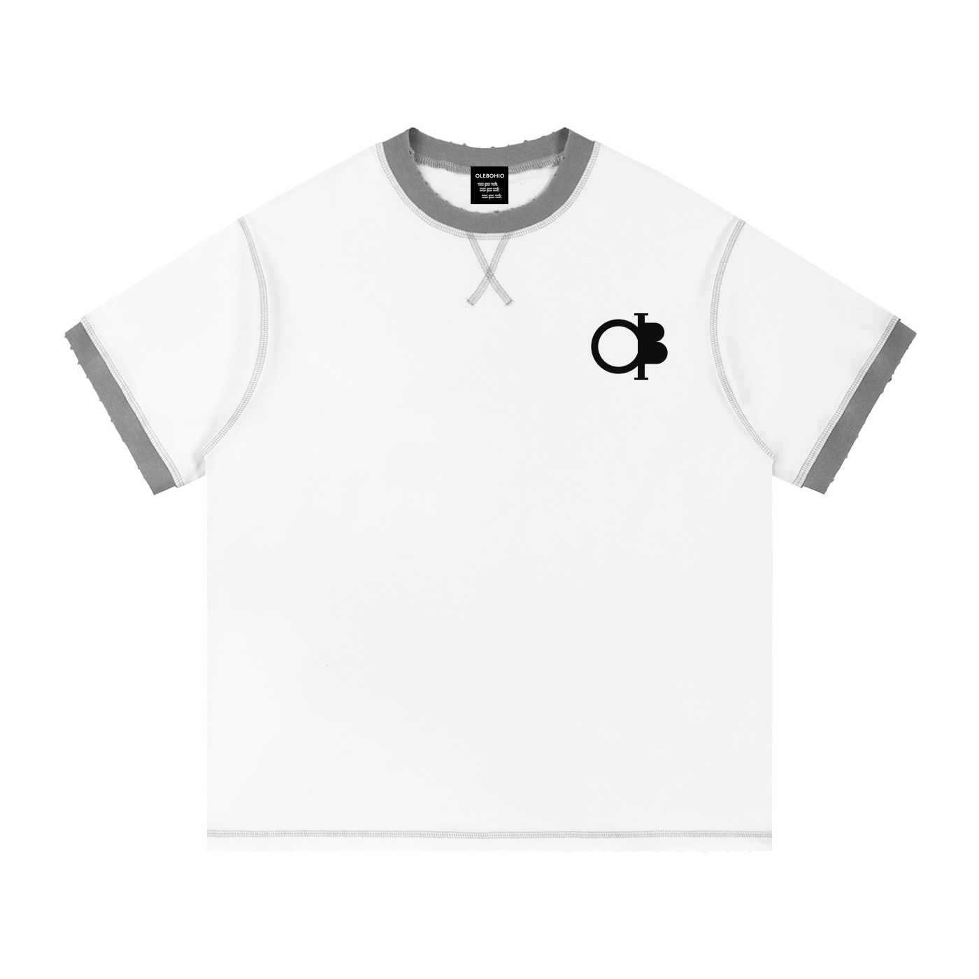 OB Fill Tee - Contrast-Stitched | caribbean culture