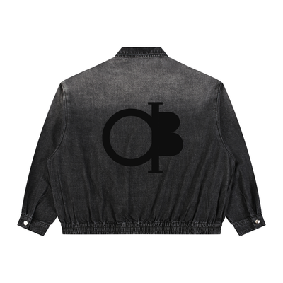 Port-au-Prince Vintage Denim Jacket — Caribbean Streetwear