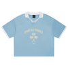 Port-au-prince Piping Jersey- Light Blue