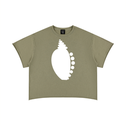 Lanbi  Boxy - Raw Edge tee