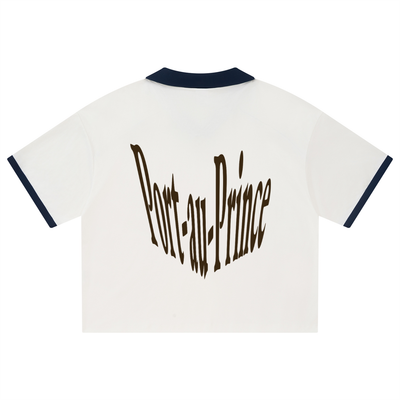 Port-au-prince Piping Jersey- Light Blue