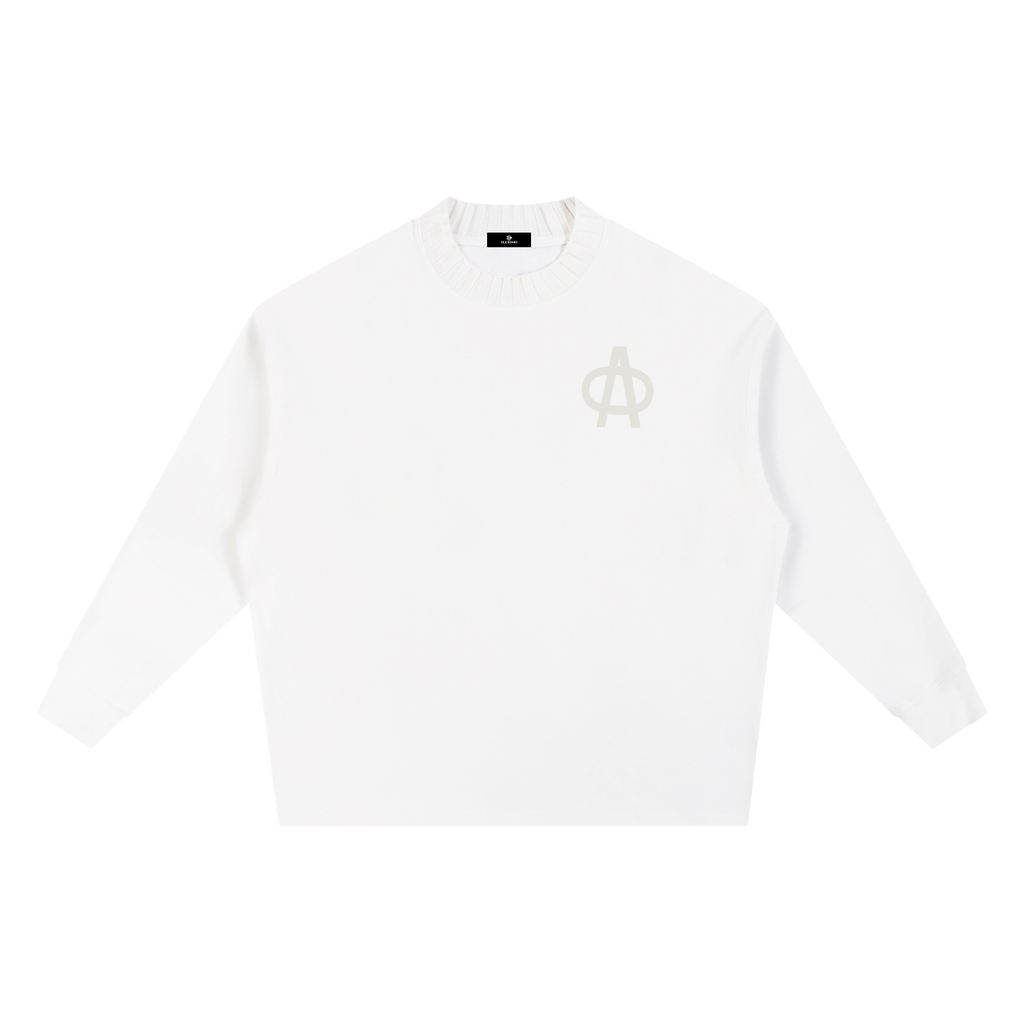 Knitted Round Neck Oversize Sweatshirt