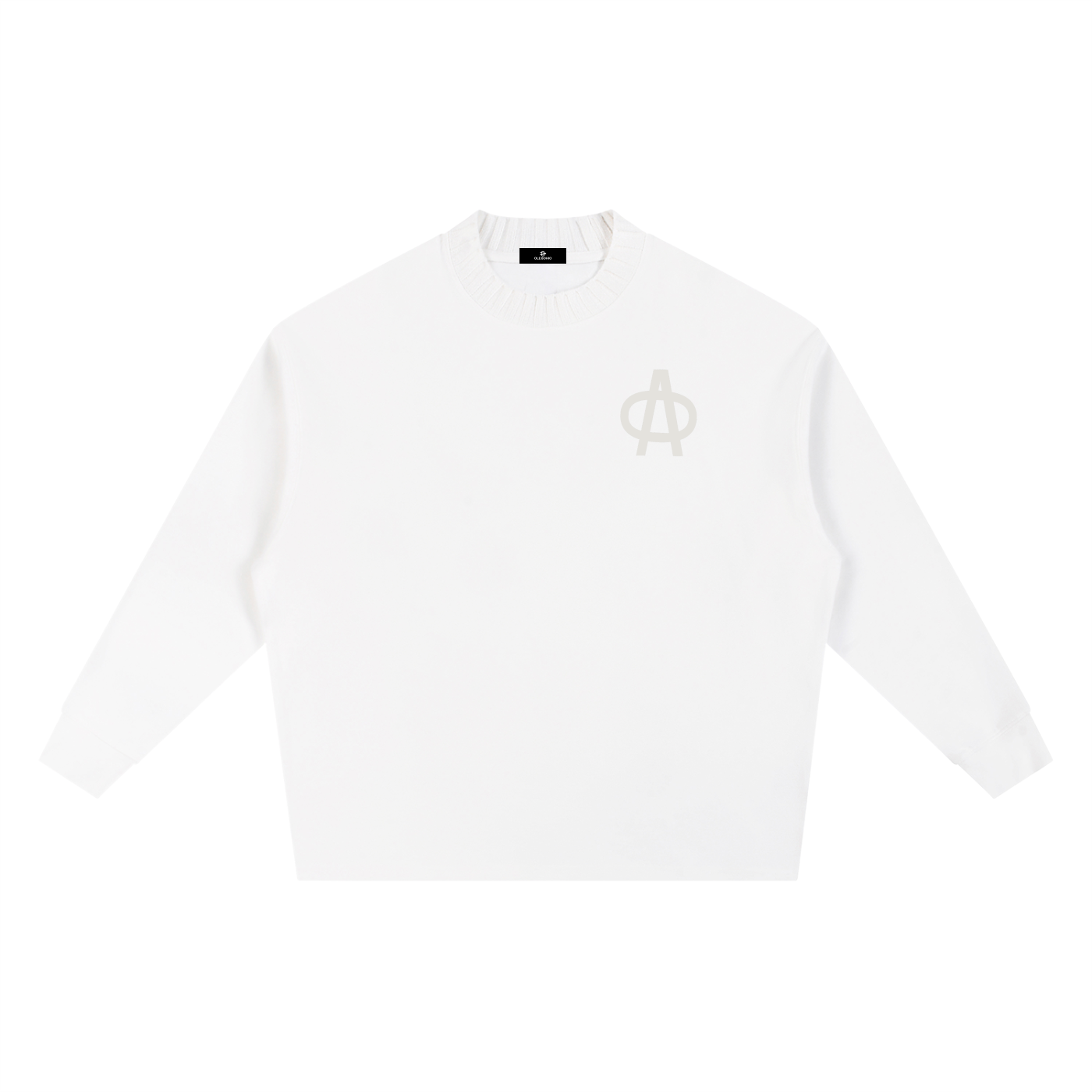 Knitted Round Neck Oversize Sweatshirt