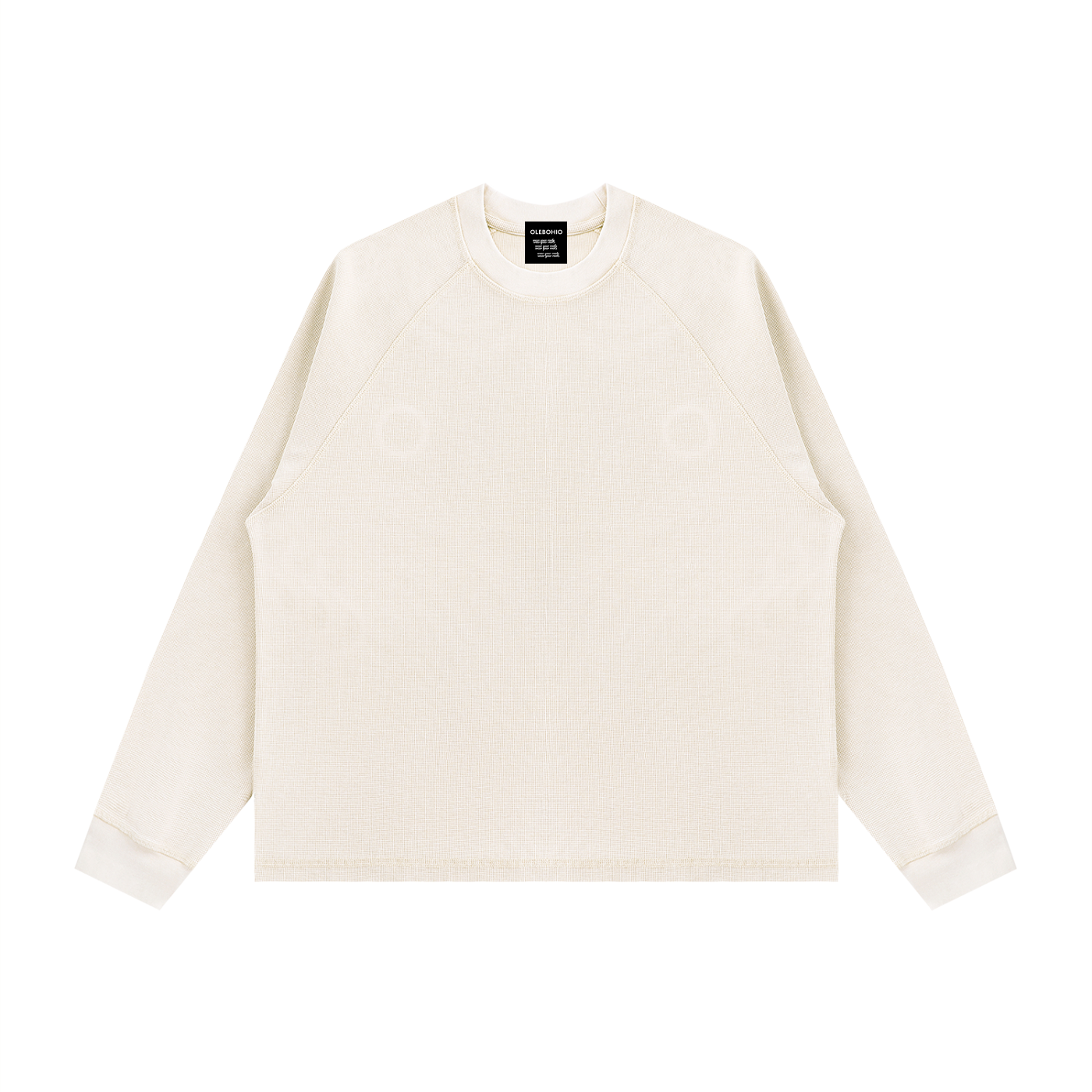 Lanbi Heritage Waffle Tee — Heavyweight Oversized