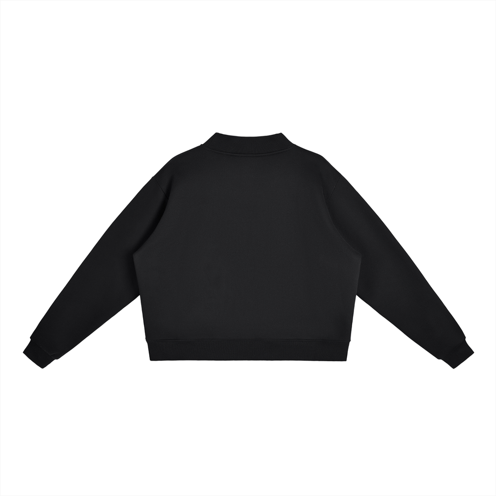 Essential Fleece Mid-Neck Crew Sweatshirt