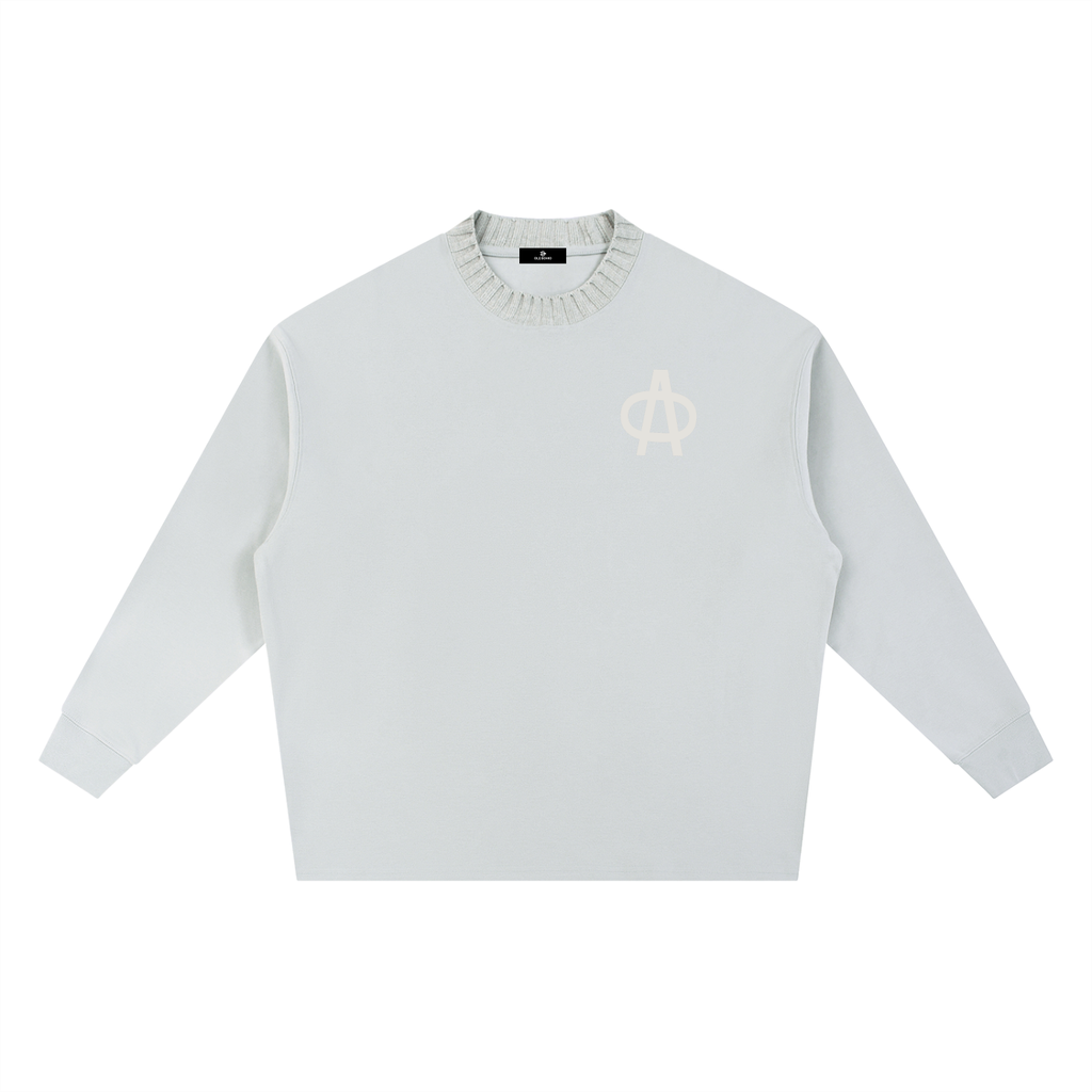 Knitted Round Neck Oversize Sweatshirt