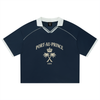 Port-au-prince Piping Jersey- Light Blue