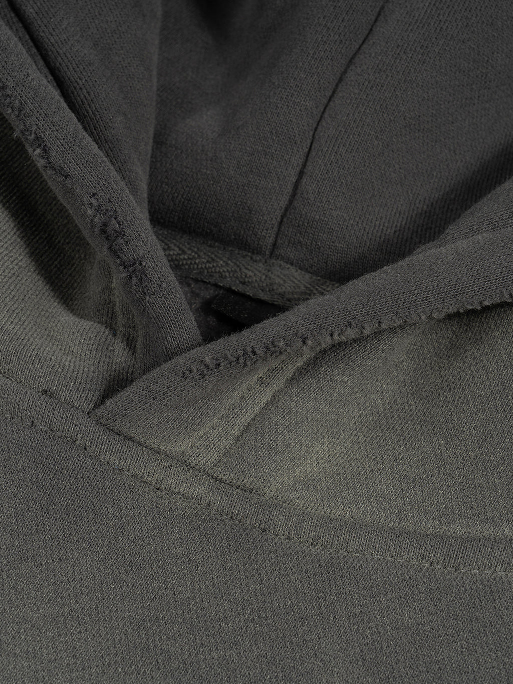 Frayed Sunfade Boxy Fleece Hoodie
