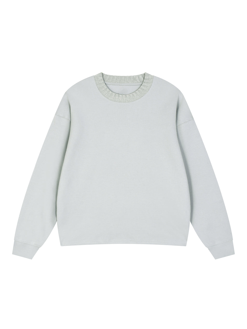 Knitted Round Neck Oversize Sweatshirt