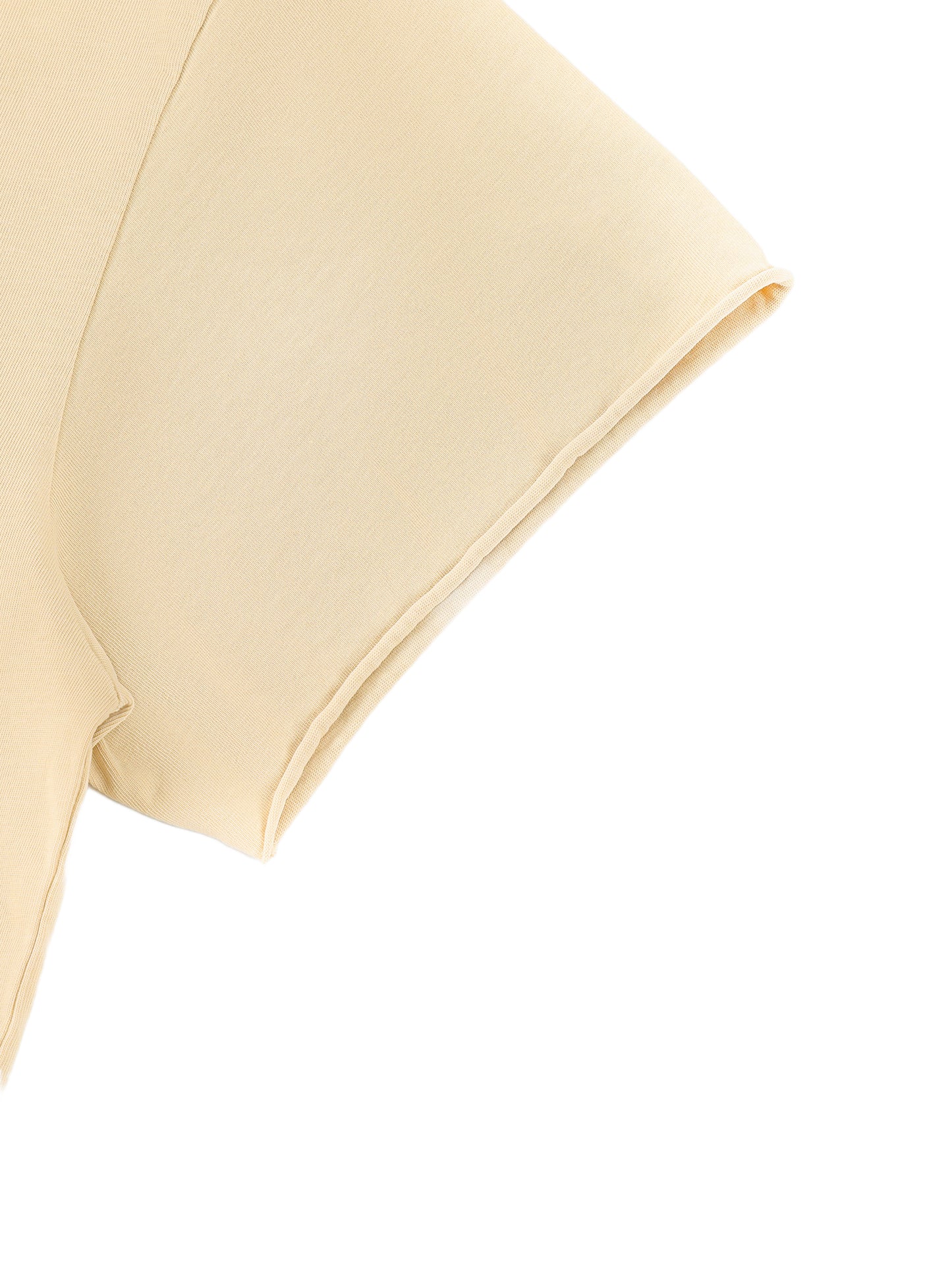 Lanbi  Boxy - Raw Edge tee